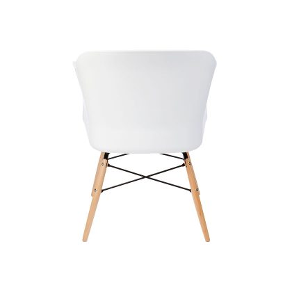 Cadeira | Contemporânea | Elegante | Branca | Costas | E.CAD-15