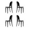 Cadeiras Design | Conjunto De 4| Preta | J.CDA-21P