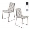 Cadeira | Sala De Jantar | Cadeiras Modernas | Design Intemporal | Conjunto De Duas | J.CDA-8