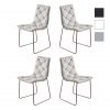 Cadeira | Sala De Jantar | Cadeiras Modernas | Design Intemporal | Conjunto De Quatro | J.CDA-8