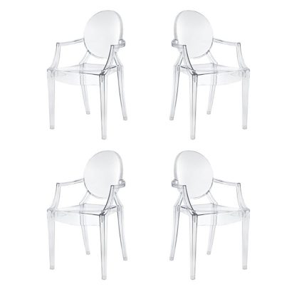 Cadeiras De Jantar | Mesas De Jantar | Design | Conjunto 4 | Com Braços | Canto | J.CDA-18P