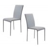 Cadeiras Para Sala De Jantar | Cinzas | Design Intemporal | Conjunto 2 | J.CDA-5