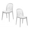 Cadeiras Para Sala De Jantar | Design Original | Conjunto de 2 | J.CDA-16