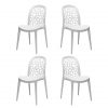 Cadeiras Para Sala De Jantar | Design Original | Conjunto De 4 | J.CDA-16P