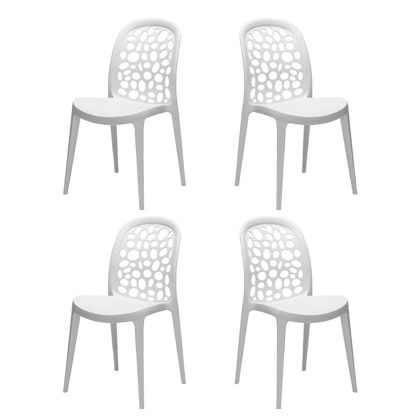 Cadeiras Para Sala De Jantar | Design Original | Conjunto De 4 | J.CDA-16P