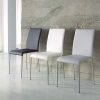 Cadeiras Para Sala De Jantar | Branca | Preta | Cinza | Design Intemporal | Conjunto 2 | J.CDA-3-4-5